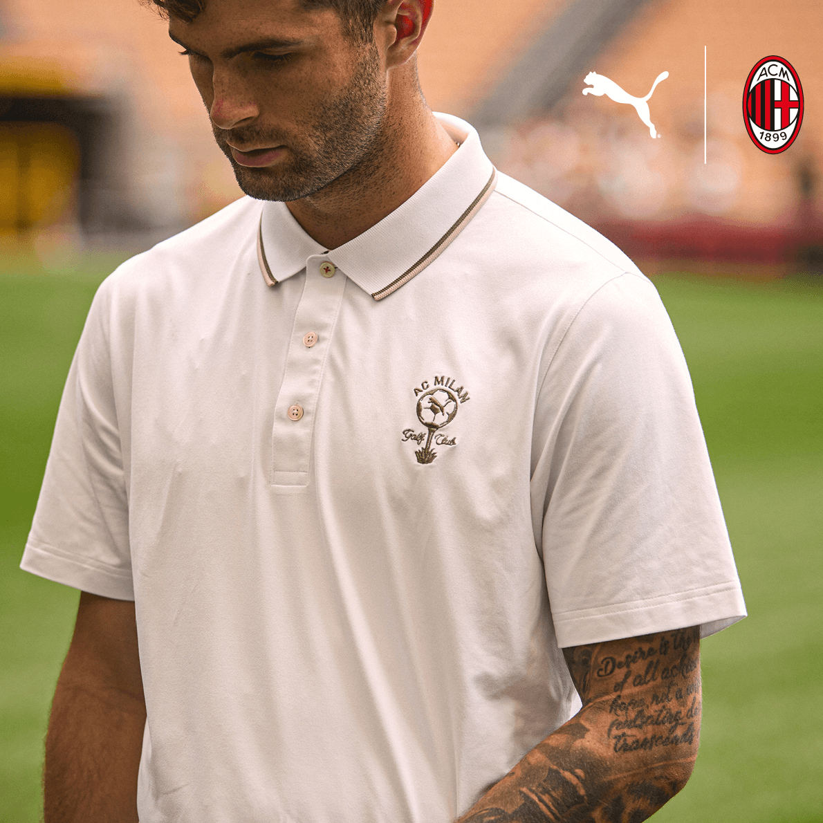 AC MILAN E PUMA GOLF LANCIANO UNA SPORT-STYLE COLLECTION CHE PORTA L'ELEGANZA DEI ROSSONERI SUL FAIRWAY