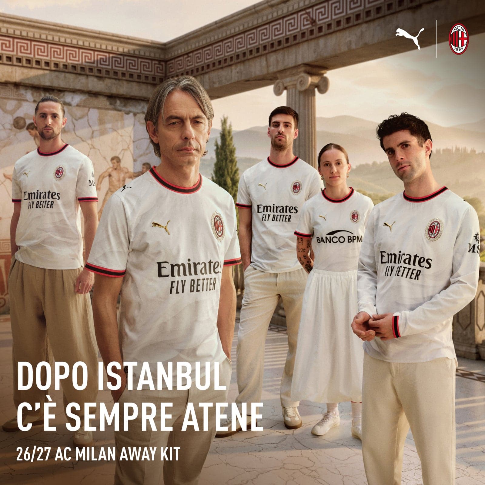"DOPO ISTANBUL, C'È SEMPRE ATENE": AC MILAN E PUMA PRESENTANO L'AWAY KIT 2026/27