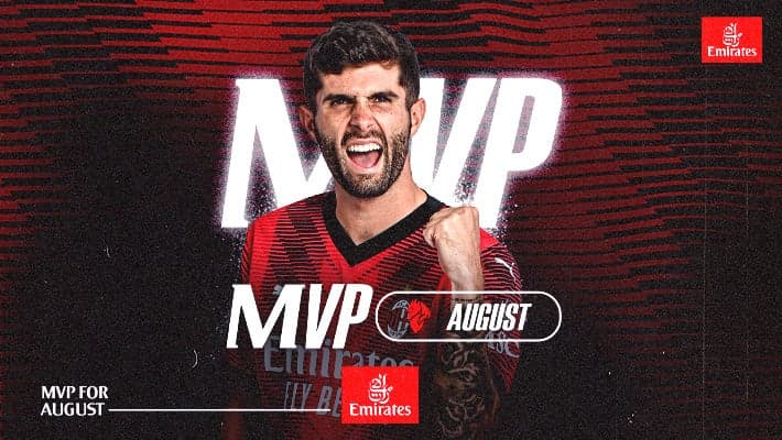 MVP FOR AUGUST: CHRISTIAN PULISIC