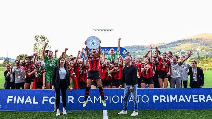 ESTASI ROSSONERA, PRIMAVERA FEMMINILE CAMPIONE D'ITALIA!