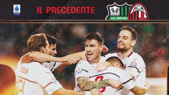 SASSUOLO V AC MILAN: PREVIOUS MEETING