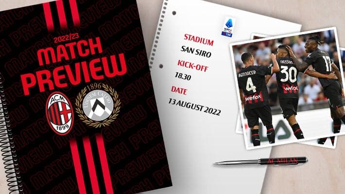 AC MILAN v UDINESE: MATCH PREVIEW