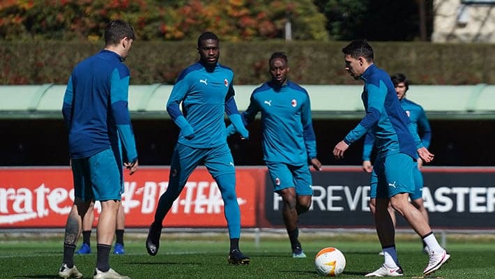 AC MILAN v MANCHESTER UTD: SQUAD LIST