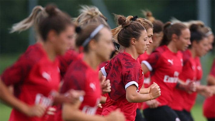 LE ROSSONERE SI PREPARANO PER LA WOMENS CUP