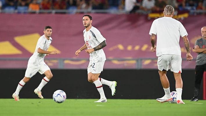 ROMA v AC MILAN: THE OFFICIAL LINE-UPS