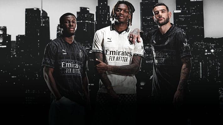 AC MILAN E PUMA SVELANO IL NUOVO FOURTH KIT CON PLEASURES