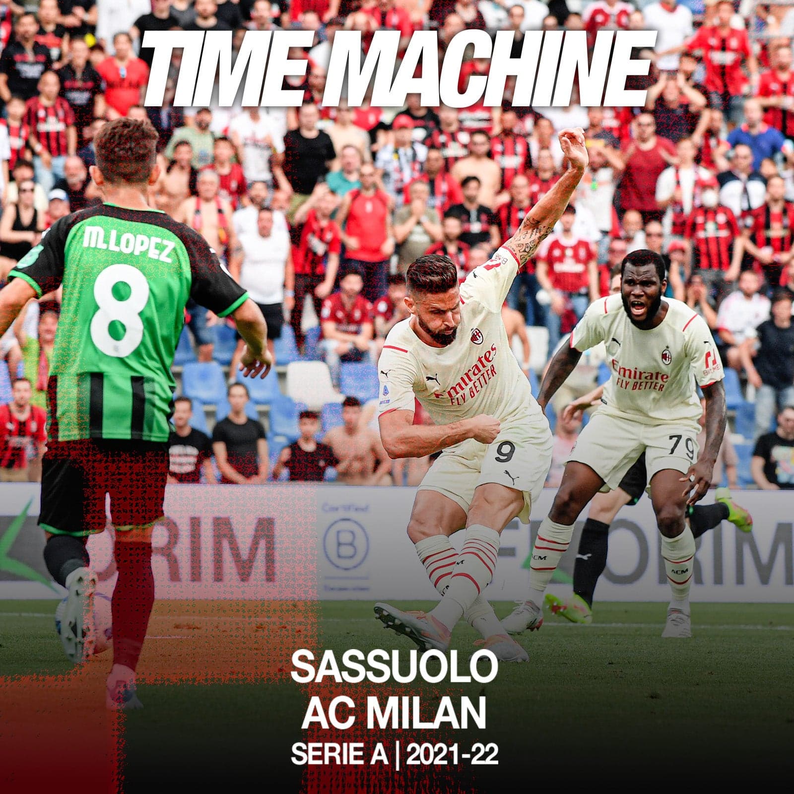 TIME MACHINE: SASSUOLO-MILAN