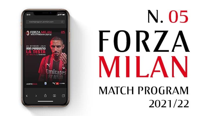 AC MILAN V TORINO: THE MATCH PROGRAM