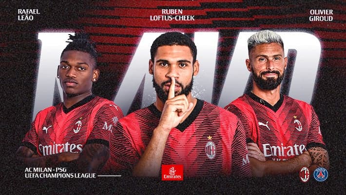 LOFTUS-CHEEK IS THE MVP FROM AC MILAN v PSG