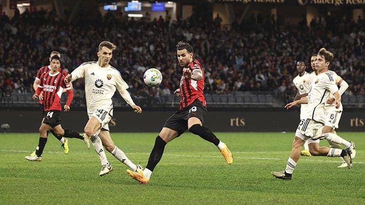 MILAN DEFEATED BY ROMA IN PERTH