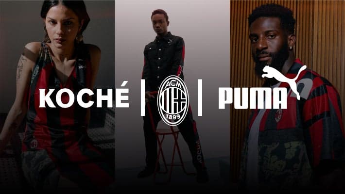 AC MILAN, KOCHÉ AND PUMA TEAM UP TO UNVEIL NEW UPCYCLING COLLECTION