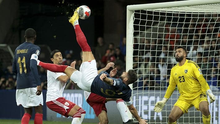 GIROUD BRACE FOR FRANCE, QUALIFICATION FOR REIJNDERS AND OKAFOR