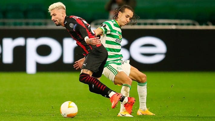 CELTIC V AC MILAN: THE STATS FROM THE GAME