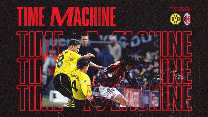 TIME MACHINE: INZAGHI IN DORTMUND v AC MILAN