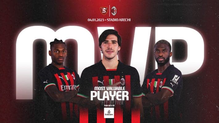 TONALI MVP DI SALERNITANA-MILAN