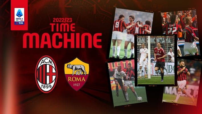 AC MILAN v ROMA: TIME MACHINE