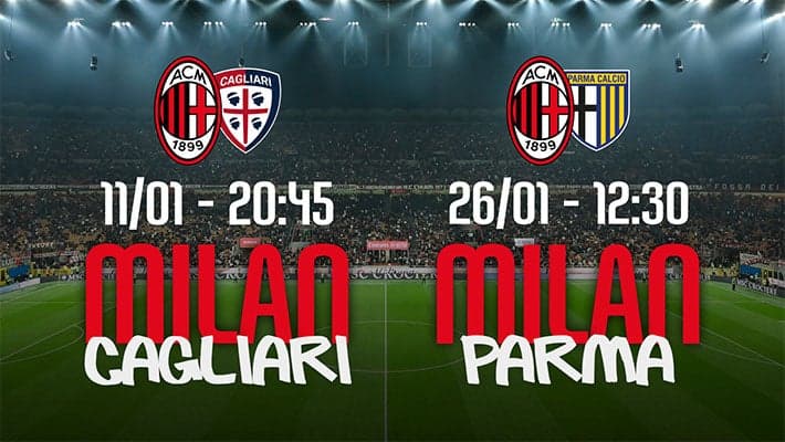 IL 2025 A SAN SIRO: SI PARTE CON CAGLIARI E PARMA