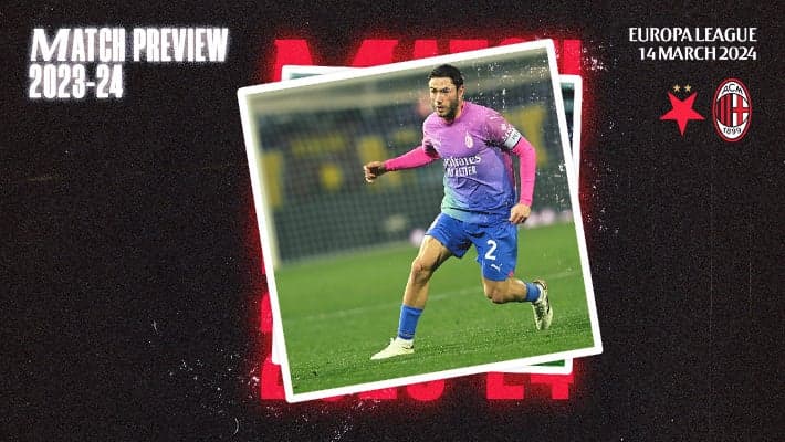 SLAVIA PRAHA v AC MILAN: MATCH PREVIEW