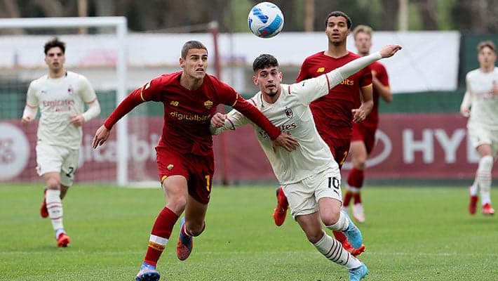 LA ROMA PUNISCE IL MILAN, PRIMAVERA BATTUTA