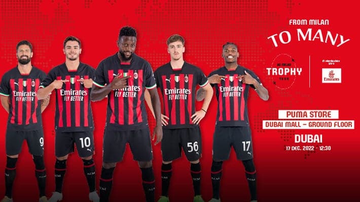 AC MILAN AND PUMA TO HOST SPECIAL MEET&GREET IN DUBAI