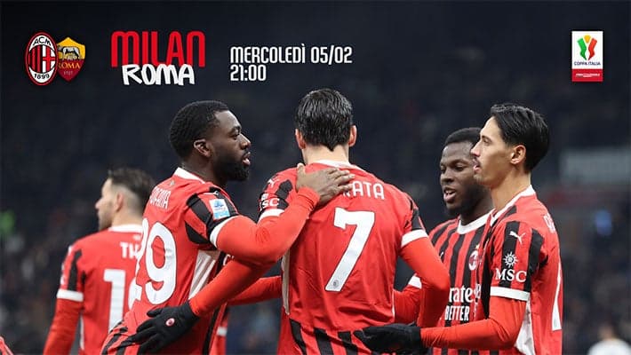 COPPA ITALIA: AL VIA LE VENDITE PER MILAN-ROMA