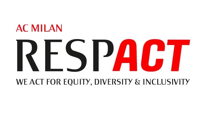 RESPACT: IL "MANIFESTO" DI AC MILAN PER EQUITÀ SOCIALE, UGUAGLIANZA E INCLUSIVITÀ