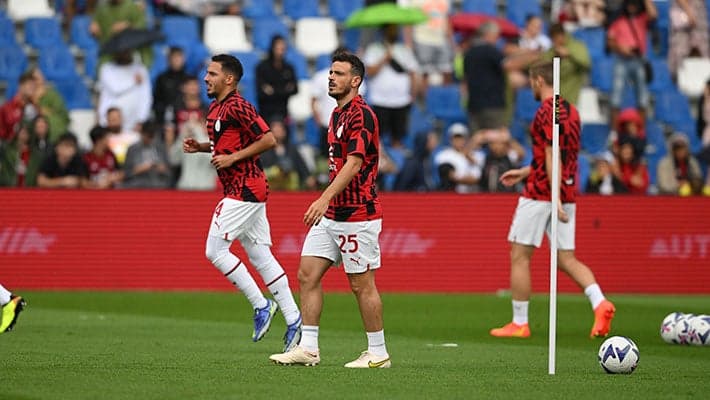 SASSUOLO-MILAN: LE FORMAZIONI UFFICIALI