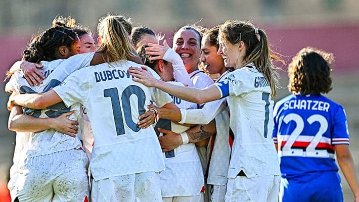 THE ROSSONERE COME FROM BEHIND AGAINST SAMPDORIA: 3-1