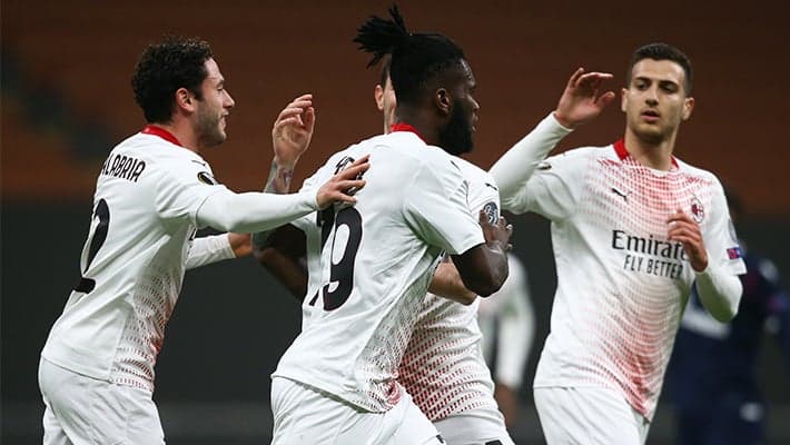 AC MILAN THROUGH ON AWAY GOALS