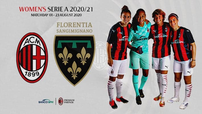 AC MILAN V FLORENTIA LIVE ON MILAN TV AND OUR APP