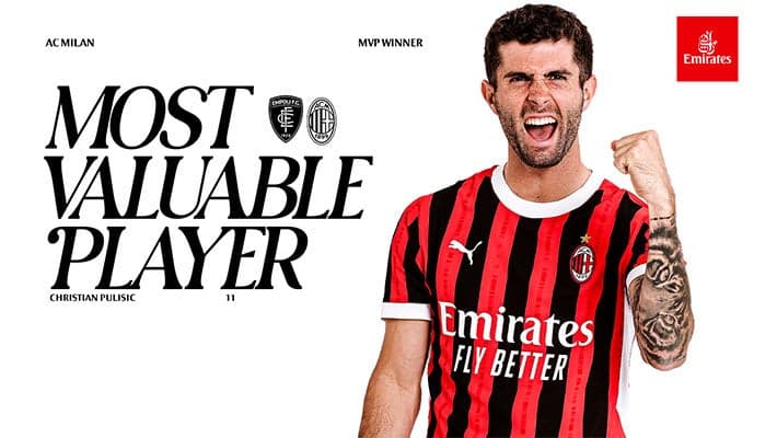 PULISIC MVP DI EMPOLI-MILAN