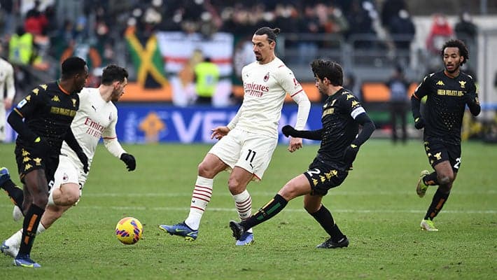 VENEZIA-MILAN: I NUMERI DEL MATCH