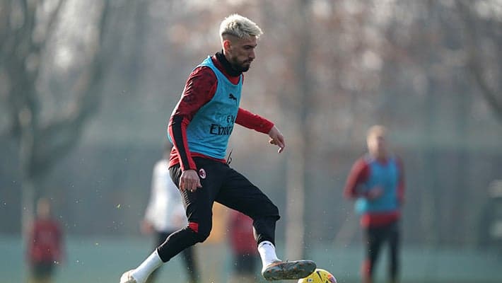 THE SQUAD FOR AC MILAN V SPAL