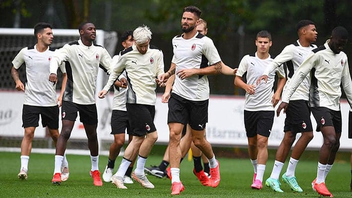 BACK TO TRAINING WITH SOME FRESH FACES AT MILANELLO