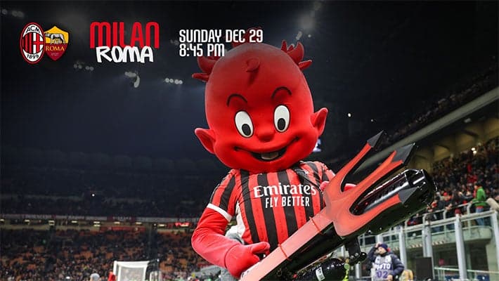 AC MILAN v ROMA: FINISHING 2024 TOGETHER