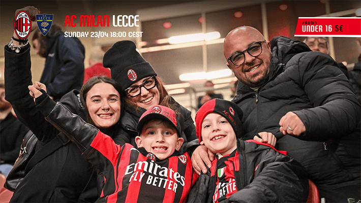 AC MILAN V LECCE, FAMILY SUNDAY