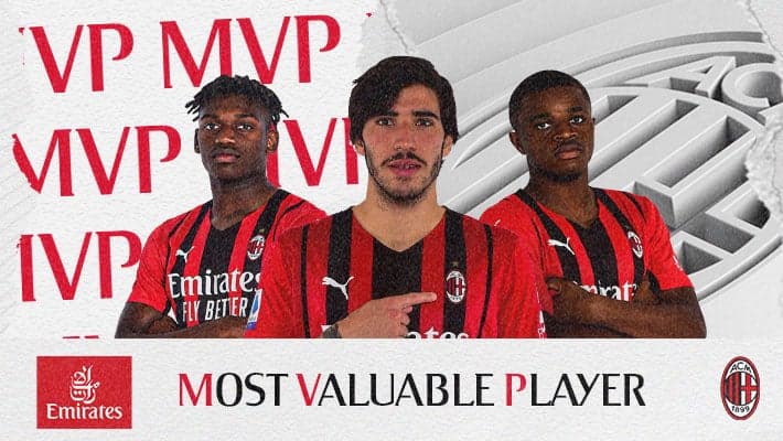TONALI IS THE MVP FROM HELLAS VERONA v AC MILAN