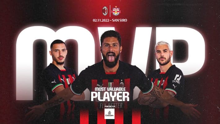 GIROUD MVP DI MILAN-SALISBURGO