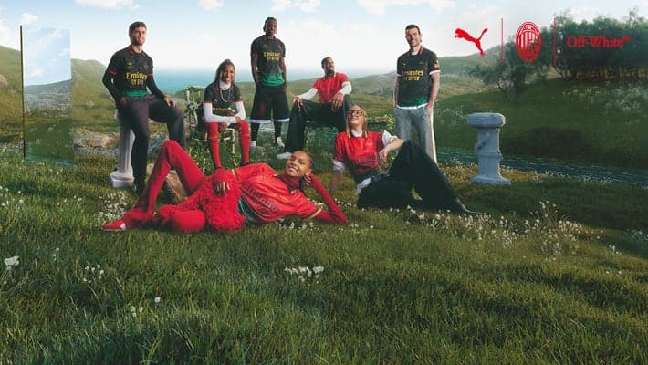 WELCOME TO DREAMLAND: AC MILAN, PUMA E OFF-WHITE™ PRESENTANO IL NUOVO KIT