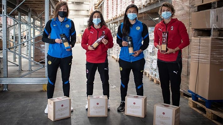 5000 KG OF LA MOLISANA PASTA DELIVERED TO LOMBARDY FOOD BANK