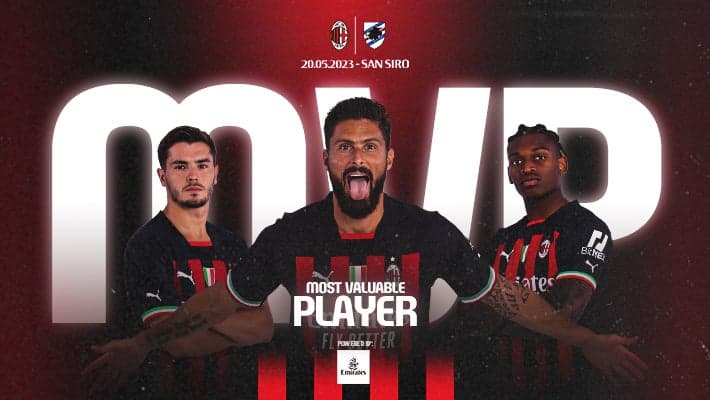 GIROUD MVP DI MILAN-SAMPDORIA