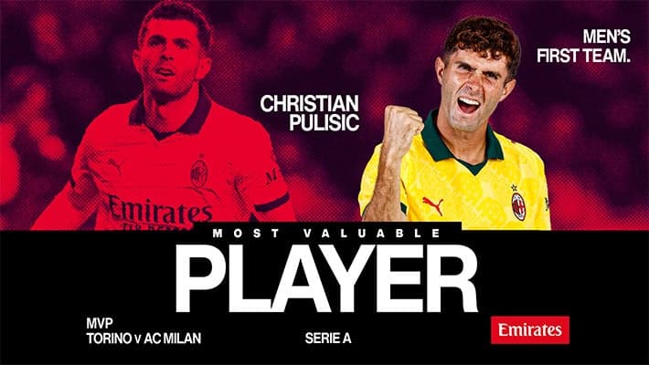 PULISIC MVP DI TORINO-MILAN