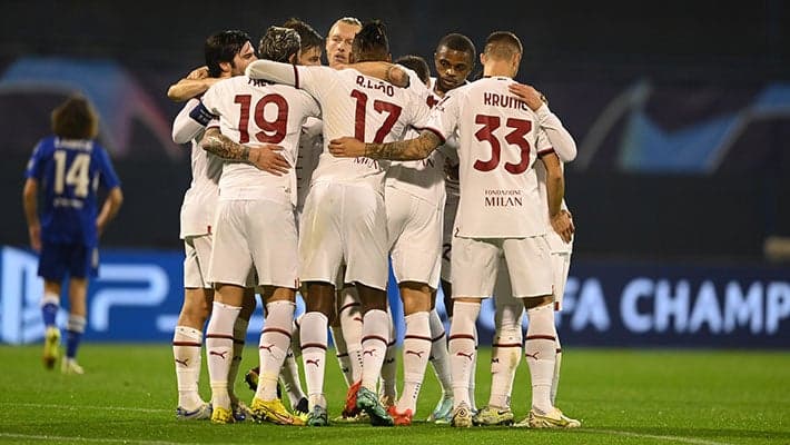AC MILAN PUT FOUR PAST DINAMO ZAGREB