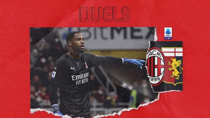 AC MILAN V GENOA: DUELS