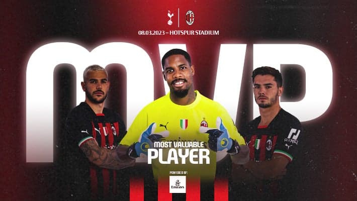 MAIGNAN IS THE MVP FROM TOTTENHAM v AC MILAN