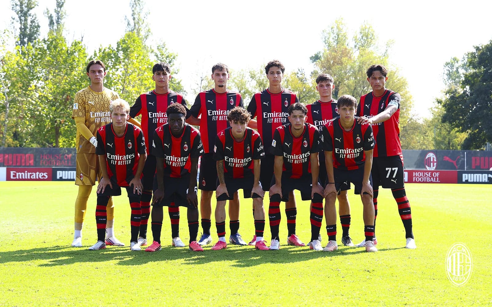 Starting XI for AC Milan 2-0 Juventus, Primavera 1 2026/27