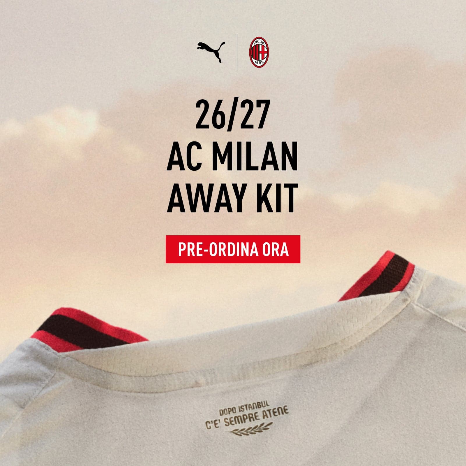 IL NUOVO AWAY KIT 2026/27 È DISPONIBILE IN PRE-ORDER