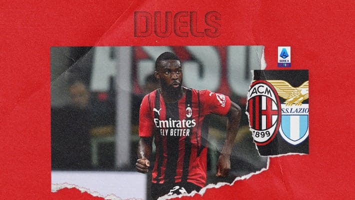 AC MILAN V LAZIO: DUELS