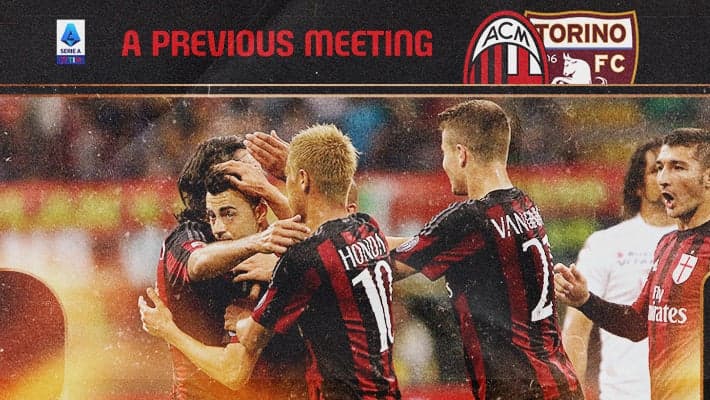 AC MILAN v TORINO: A PREVIOUS MEETING