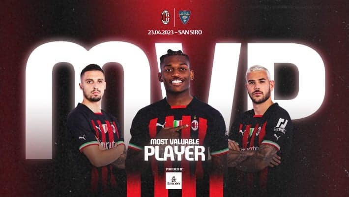 LEÃO MVP DI MILAN-LECCE
